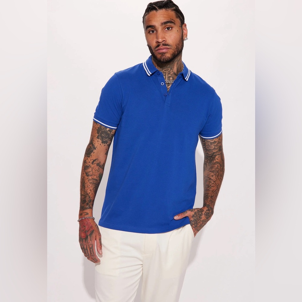 Fashion nova polo shirt for men size medium